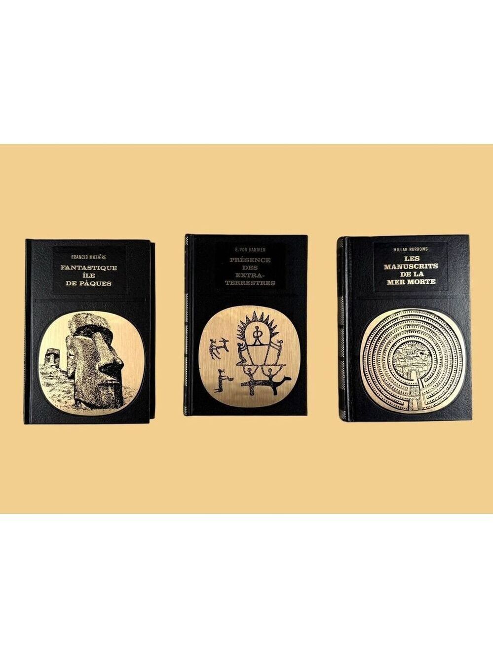 Hardcover French Mystery Books Easter Island, Extraterrestrial, Dead Sea Scrolls